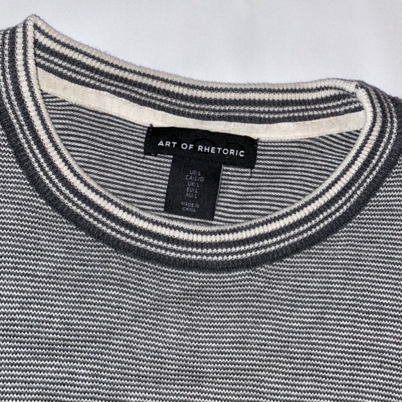 Art of Rhetoric Striped Crewneck Sweater - Picture 6 of 9